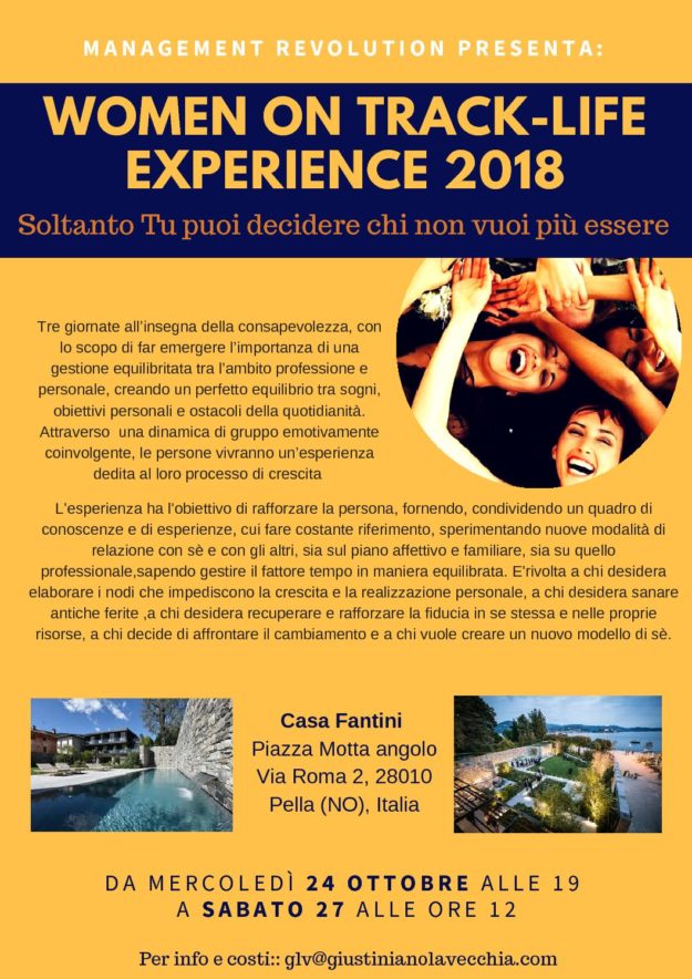 Woman On Track Life Experience 2018