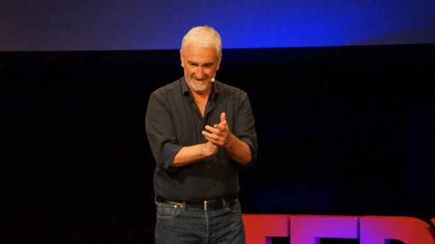 ven03150 Giustiniano La Vecchia durante un intervento TEDx
